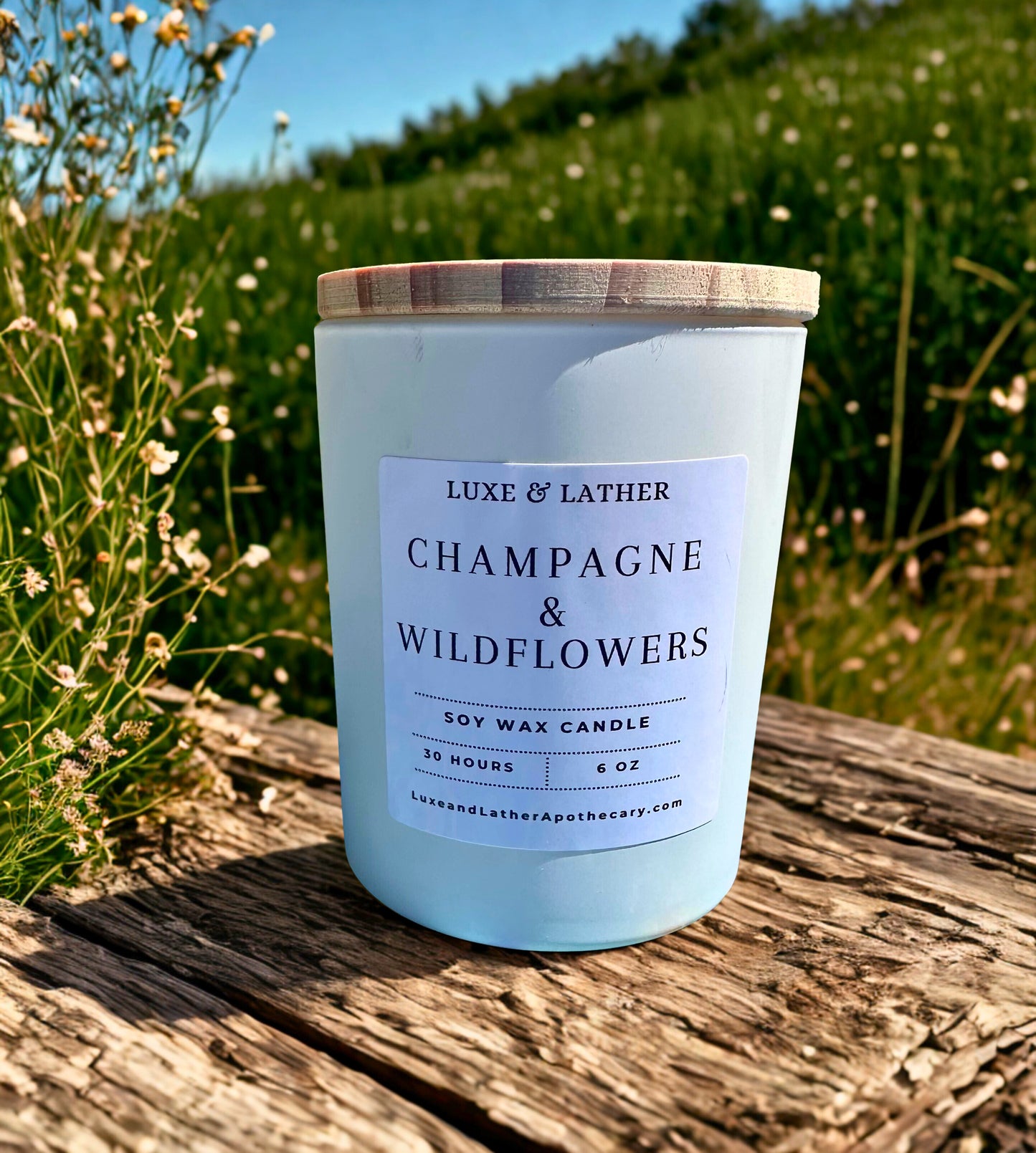 Champagne & Wildflowers Candle