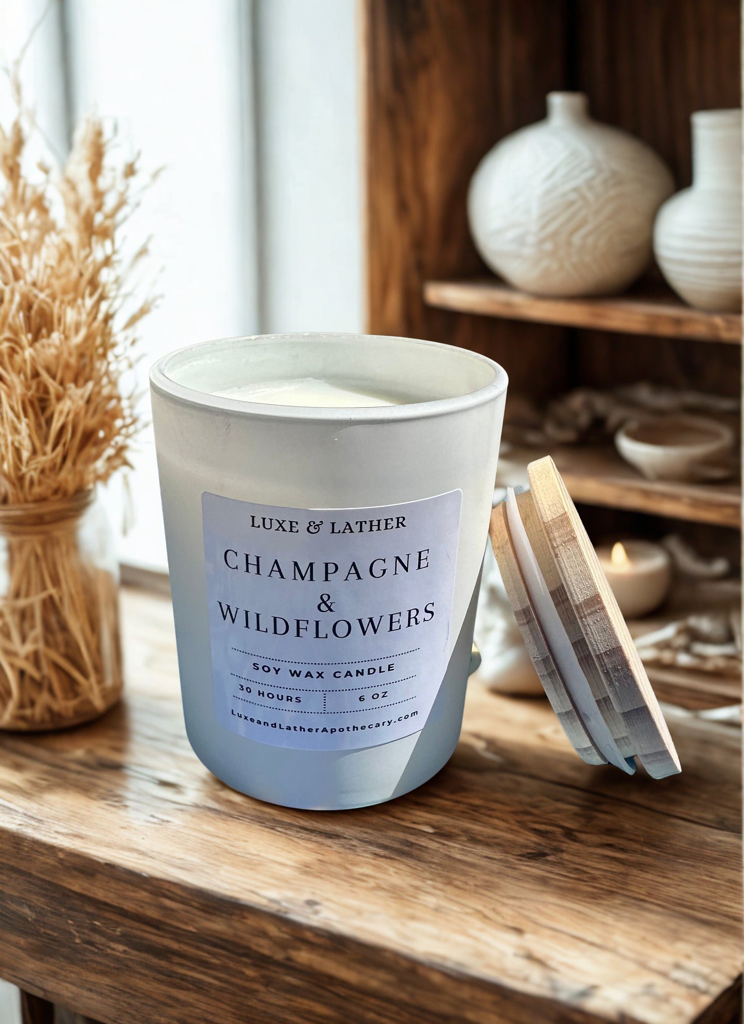 Champagne & Wildflowers Candle