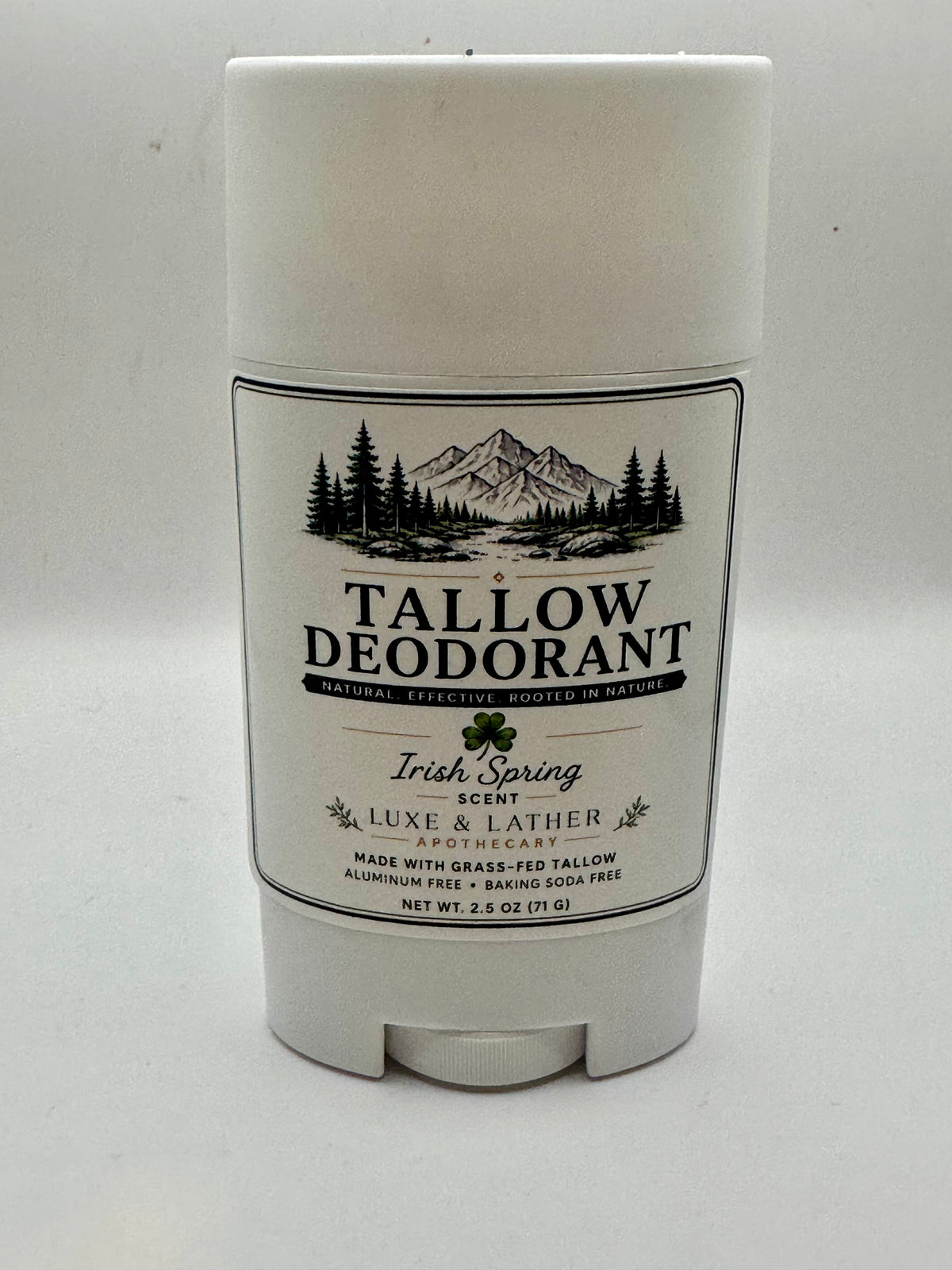 Tallow Deodorant – Irish Spring – 2.5 oz.