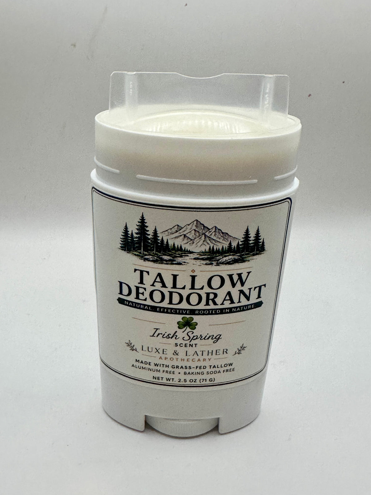 Tallow Deodorant – Irish Spring – 2.5 oz.