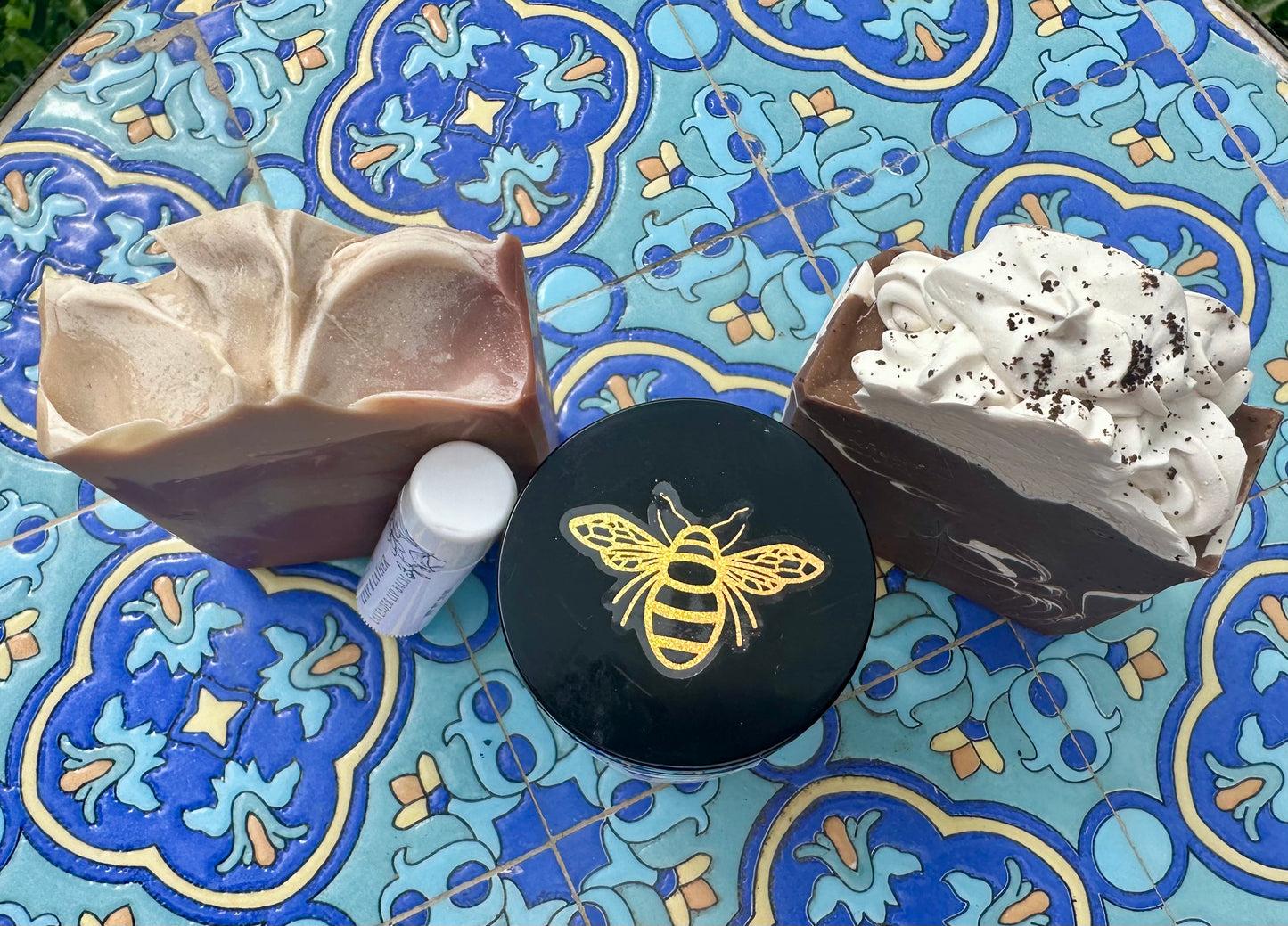 Tallow Gift Set for Men – 2 Seasonal Soaps + Whipped Tallow Balm + Mango Lip Balm